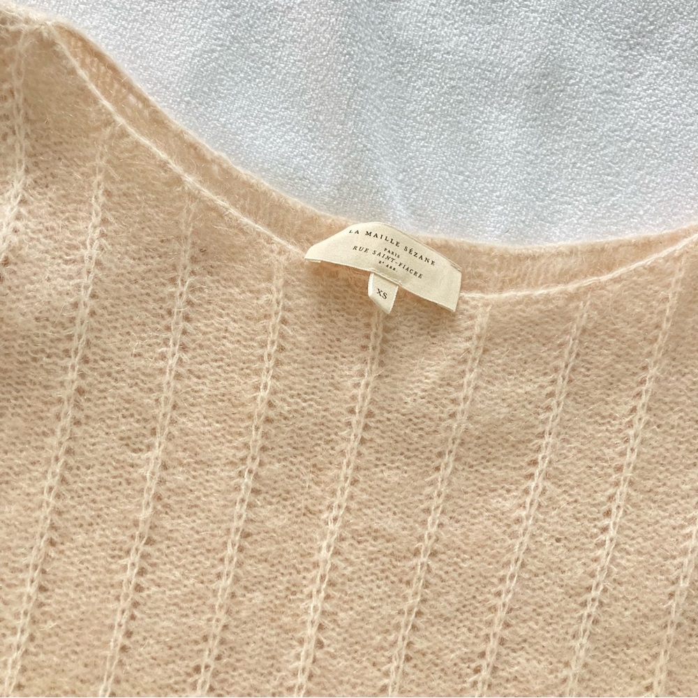 Sezane Aretha Jumper in vanilla size XS - Picture 3 of 6